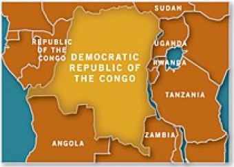 Map of Congo, Dem. Republic