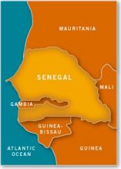 Map of Senegal